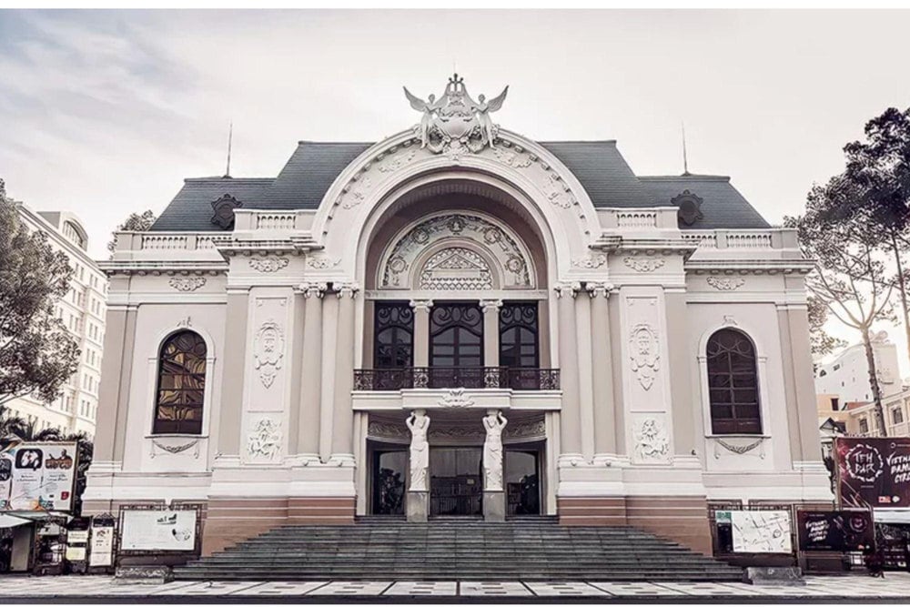 Built in 1898 and opened in 1900, the Saigon Opera House Ho Chi Minh City